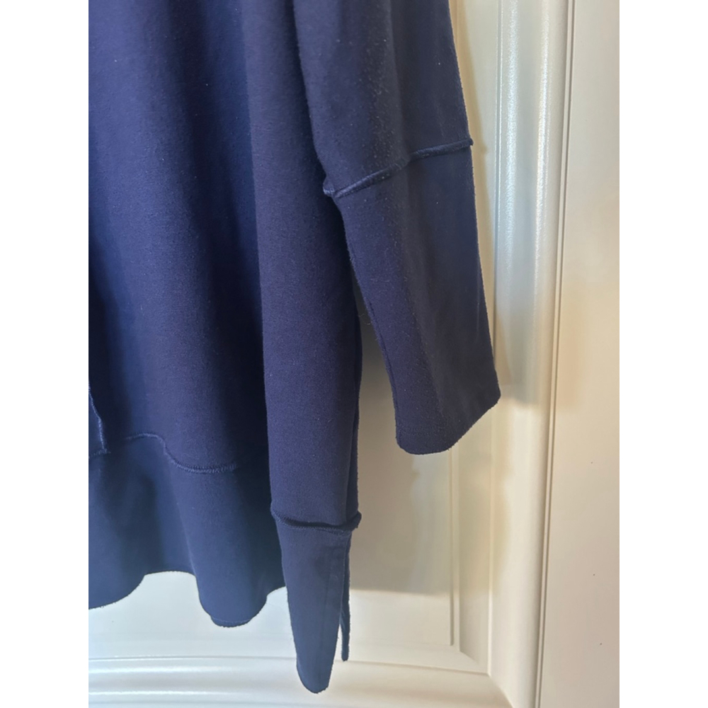 Women's SPANX Navy Sweatshirt M - Picture 3 of 6